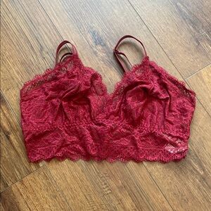 NWT Red Lace Bralette